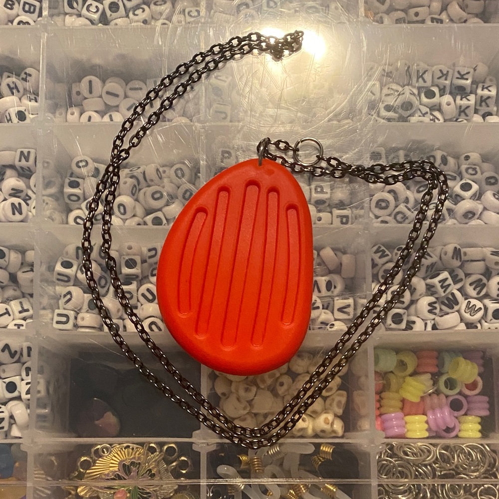Ridged silicone necklace for autism [READ DESC.]